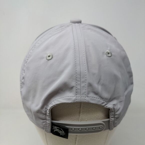 SWCO Men's Snapback Hat Gray Adjustable Embroidered Fishing Lure Logo Nylon - Picture 6 of 9